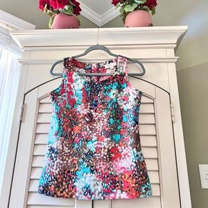 NWOT Olive & Oak XS Bright Boho Button Back Tank Top